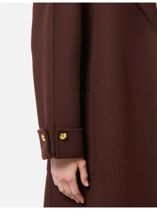 Cappotto in panno di misto lana double ELISABETTA FRANCHI | CP68D56E2.EA3